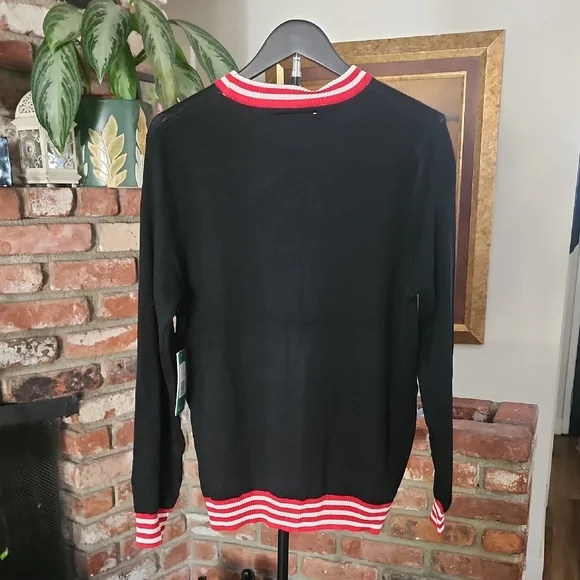 NWT Tipsy Elves Ask Your Mom If I’m Real Santa Christmas Sweater Mens M - Picture 5 of 13